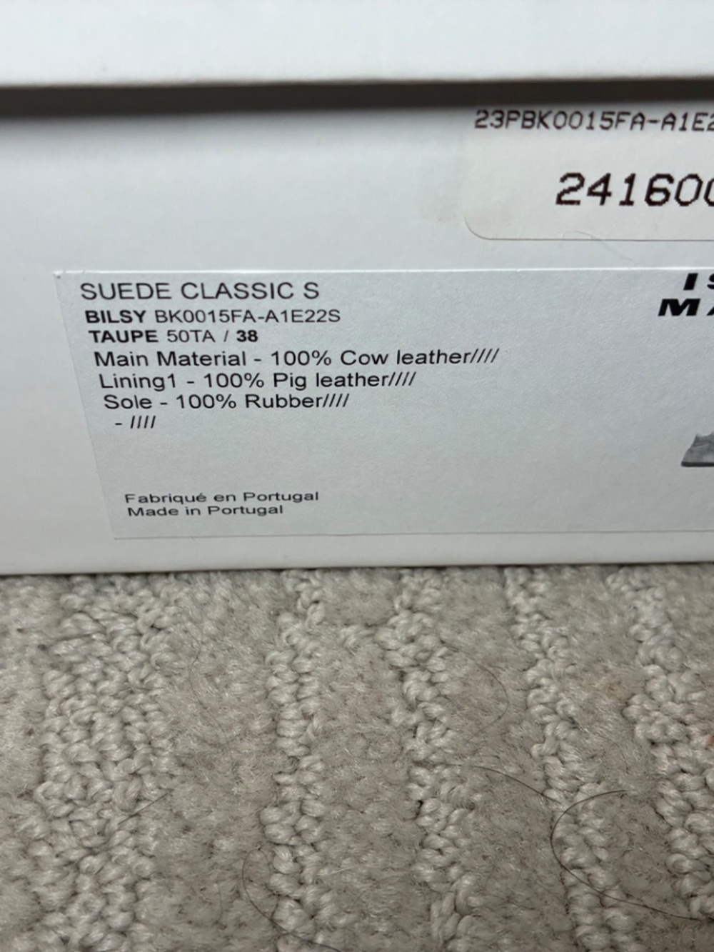 Isabel Marant Suede Classic Taupe High Top Hook & Loop Strap Sneakers - Picture 3 of 4